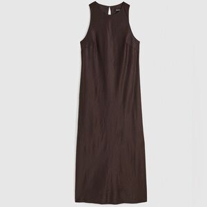 NWT Madewell Sleeveless Midi dress in Brown